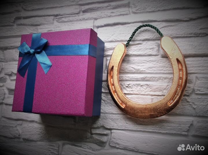 Подкова Медная подарок в дом оберег