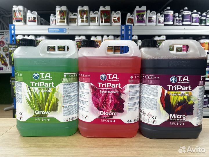 Удобрение T.A. TriPart Grow (Flora Gro) 5л