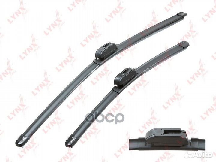 Комплект бескаркасных щеток стеклоочистителя 60