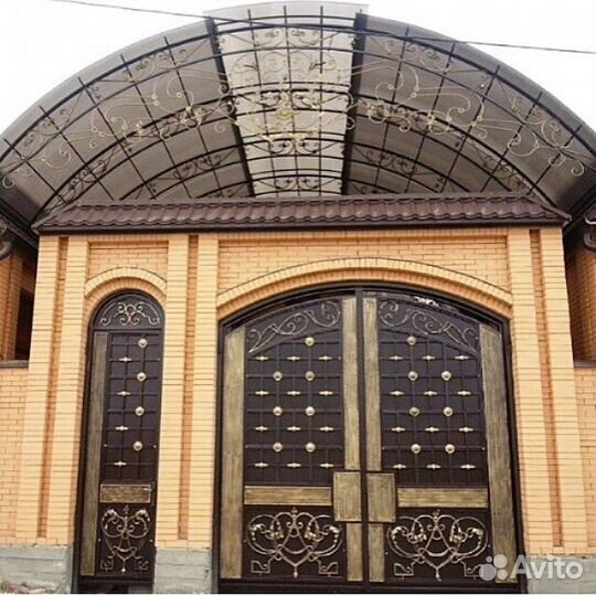 Кованые ворота