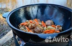 Комплект Казан и печь с трубой на 10 литров