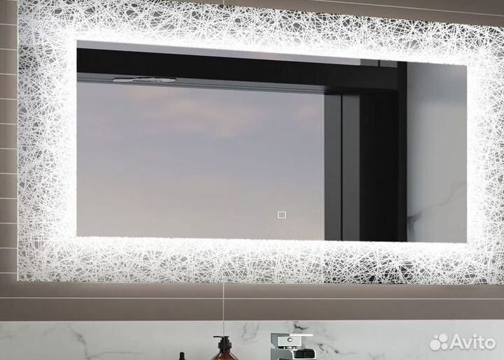 Зеркало в ванну с подсветкой