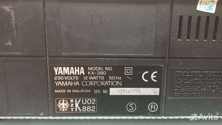 Кассетная дека yamaha kx 390