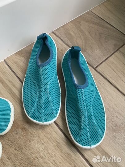 Аквашузы детские, коралловые тапочки decathlon