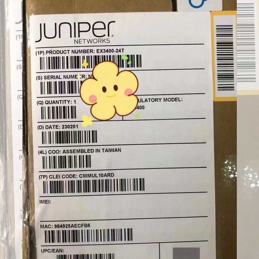 [EX3400-24T] Коммутатор Juniper Ex3400-24t