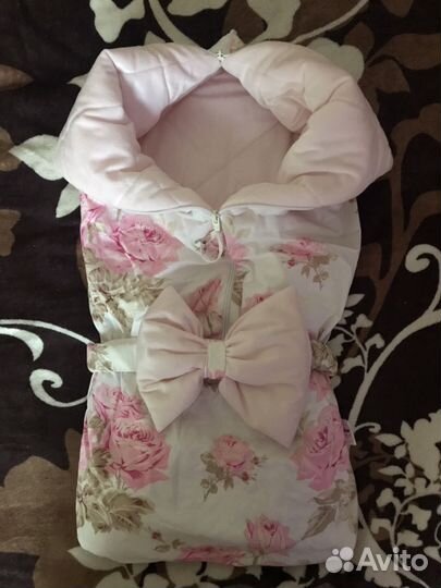 Конверт для выписки для девочки