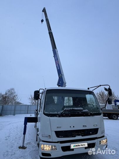 Бортовой грузовик Mitsubishi Fuso Fighter с КМУ Tadano, 2010