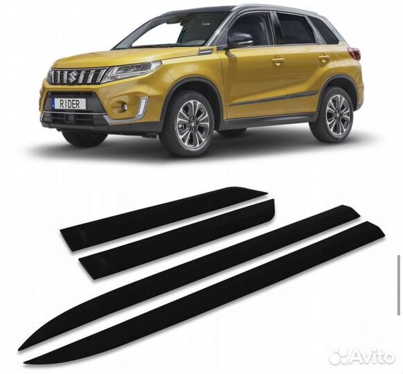 Молдинги на двери Rider все модели авто