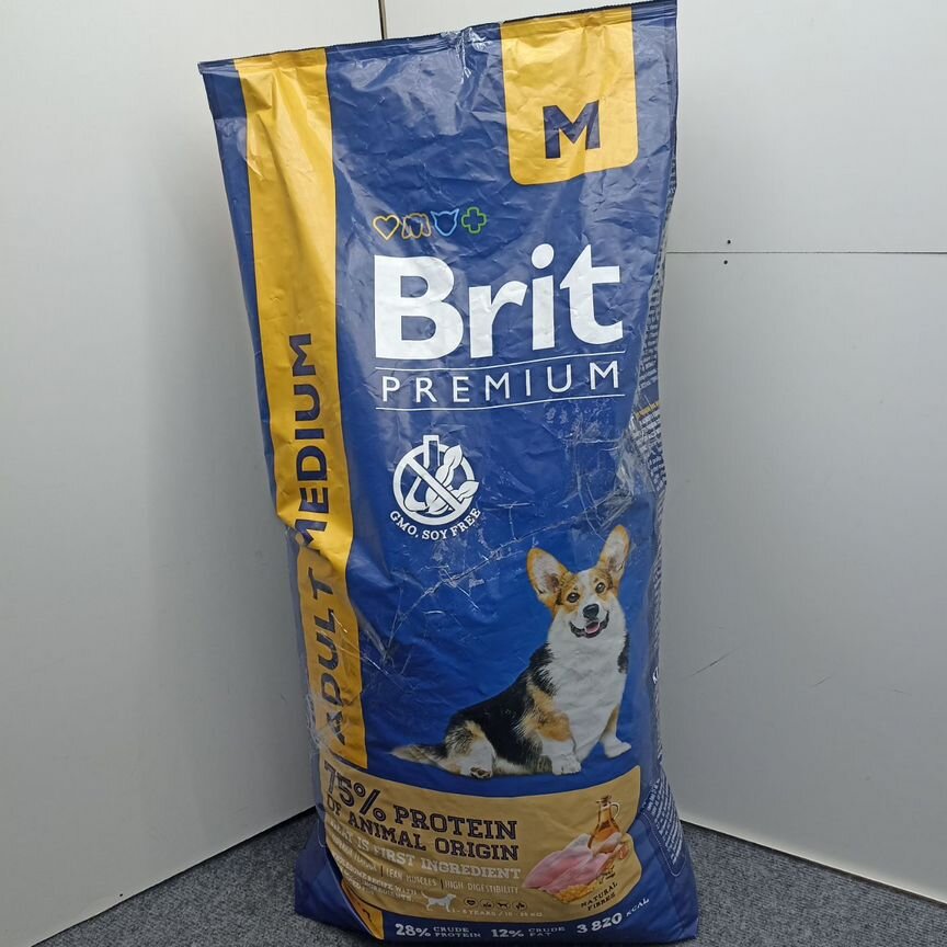 Сухой корм для собак Brit Premium Dog 15 кг