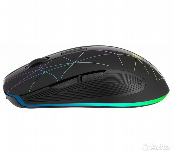 Беспроводная мышь Оклик 976GW, черный