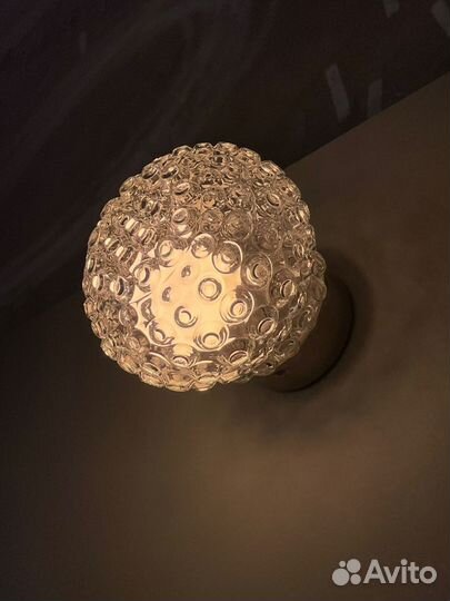 Люстра / бра ретро винтаж ссср, плафоны стекло