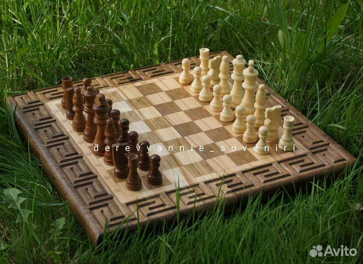 Шахматы нарды шашки 3 в 1