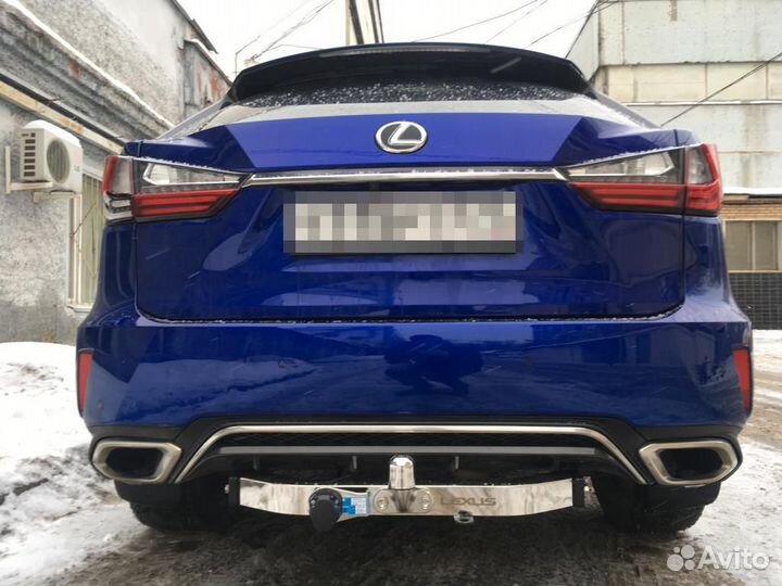 Фаркоп Lexus RX 2015+(кроме Long 2016+) с нерж.нак
