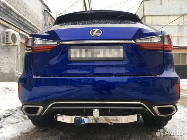 Фаркоп Lexus RX 2015+(кроме Long 2016+) с нерж.нак