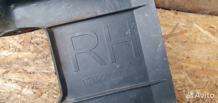 Воздуховод радиатора правый Nissan Qashqai (J10)