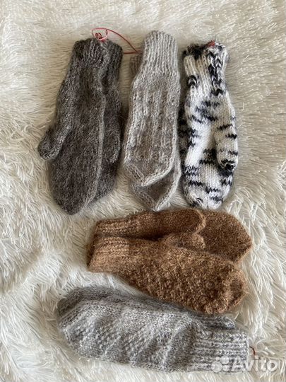Варежки зимние женские