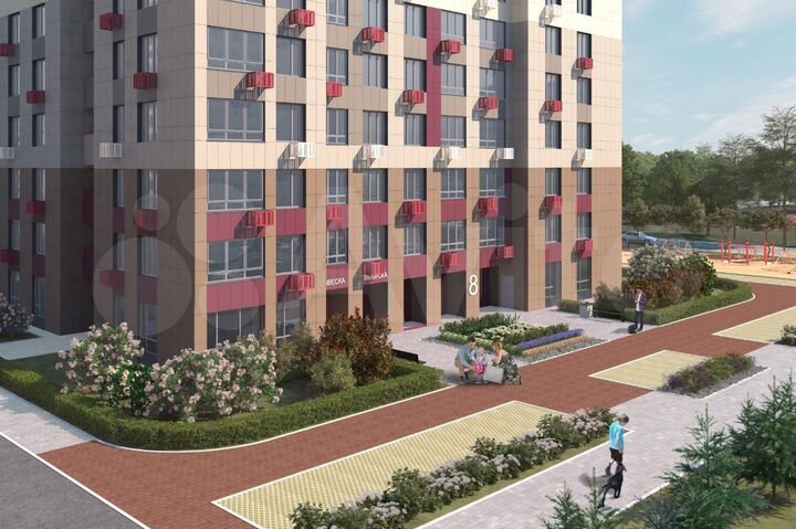 1-к. квартира, 46,3 м², 5/25 эт.