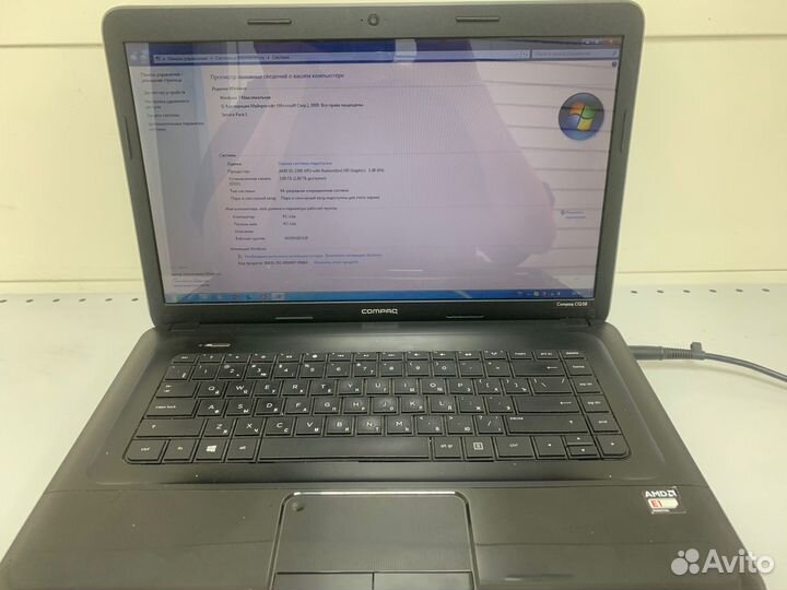 Ноутбук compaq cq58
