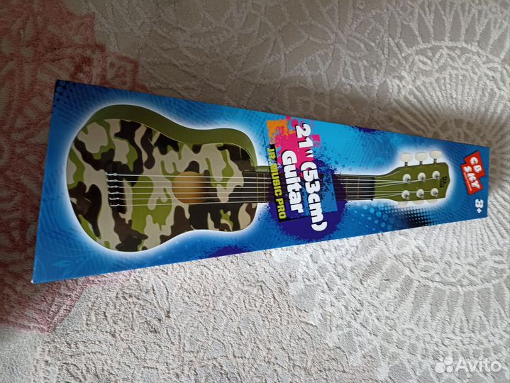 Детская гитара камуфляж