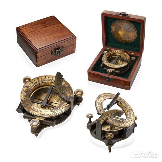 Компас судовой в ретро стиле