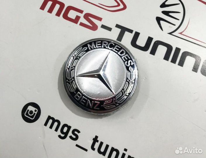 Колпачок в ступицу Mercedes Classic черный 1 шт