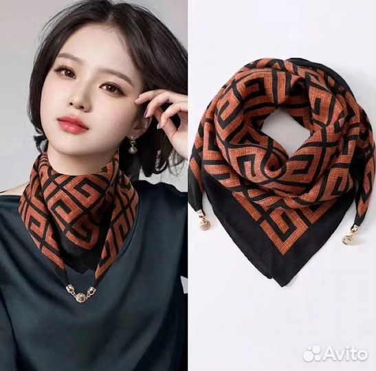 Платок косынка женская на шею или голову
