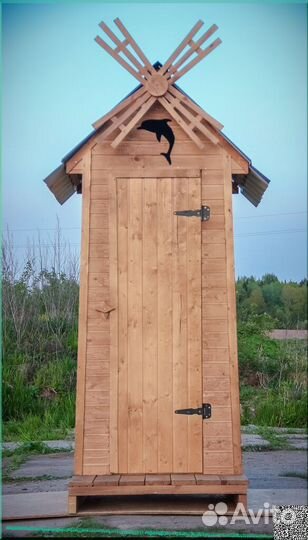 Уличный туалет с установкой