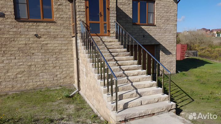 Перила из нержавейки для дома и дачи гарантия