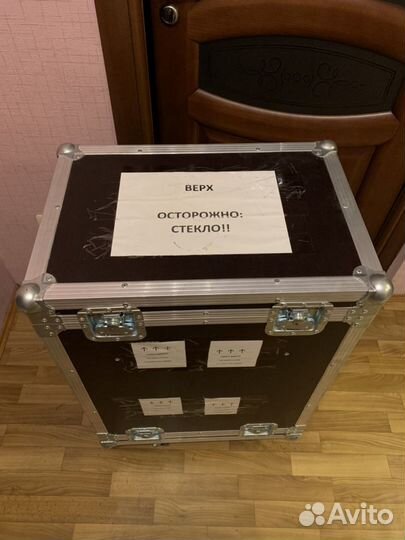 2х секционный, рэковый кейс на колесиках