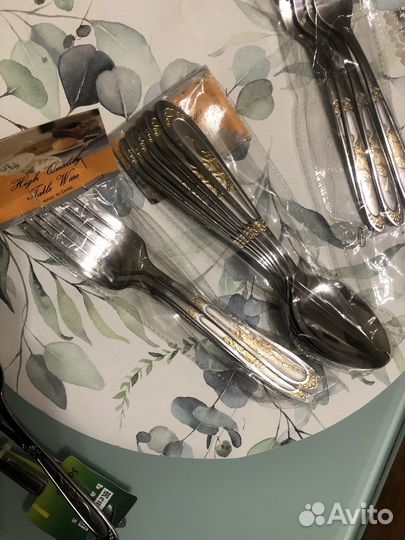 Набор столовых приборов новый