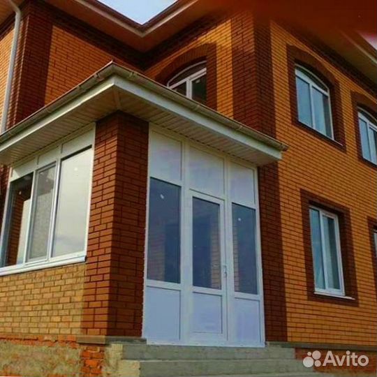 Пластиковые окна. Остекление частных домов