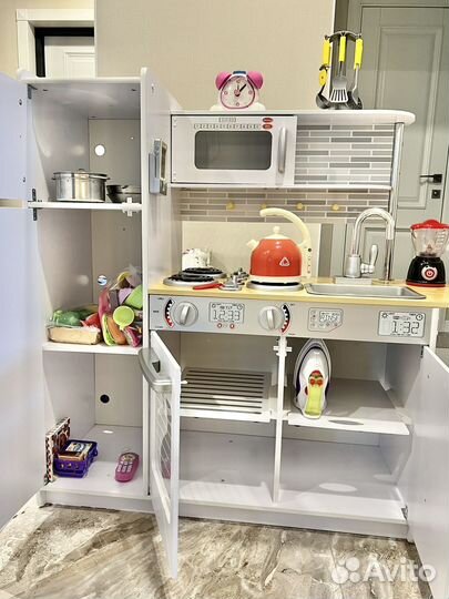 Дет Кухонный гарнитур кухня KidKraft + утварь