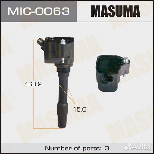 Катушка зажигания Masuma MIC-0063