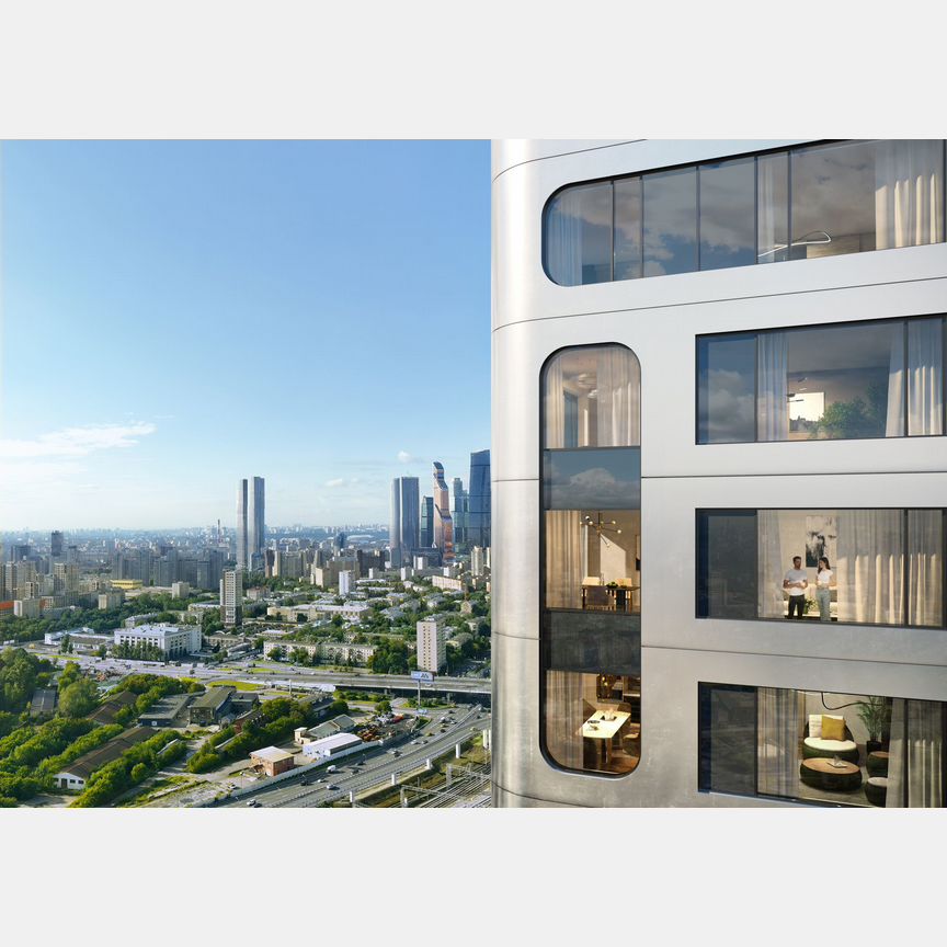 2-к. квартира, 76,8 м², 6/49 эт.