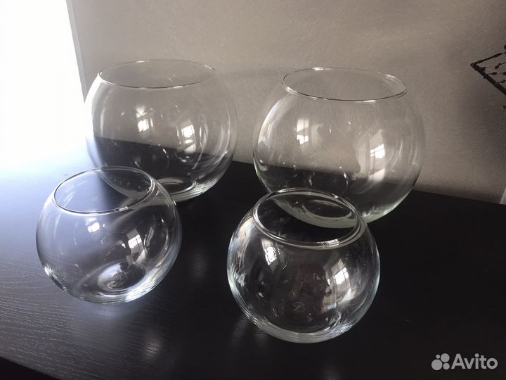 Вазы 4шт Кронт Икеа