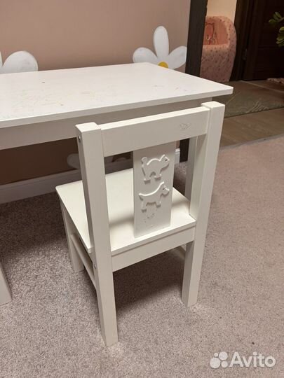 Детский стол и стул IKEA