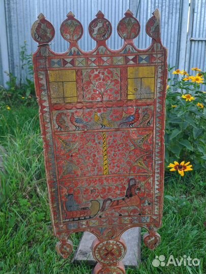 Прялка расписная Пермогорская