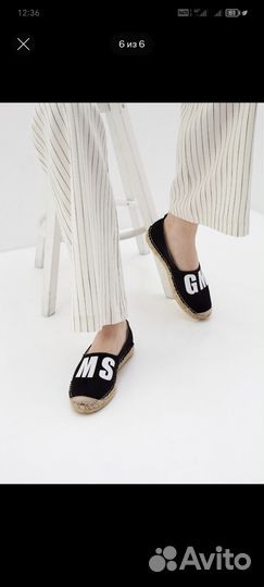 Эспадрильи женские msgm