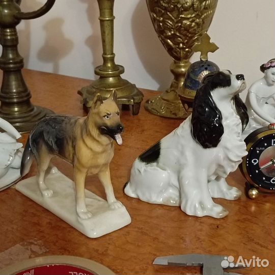 Старинные антикварные предметы.Бронза. статуэтки