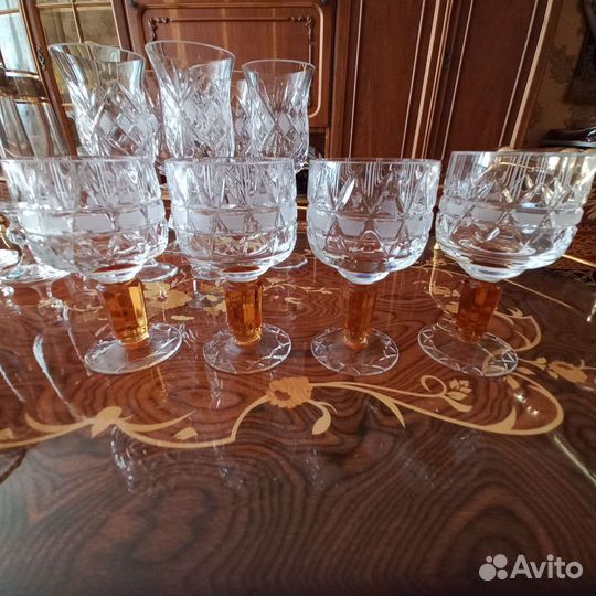 Рюмки Чехословакии,богемия,новые