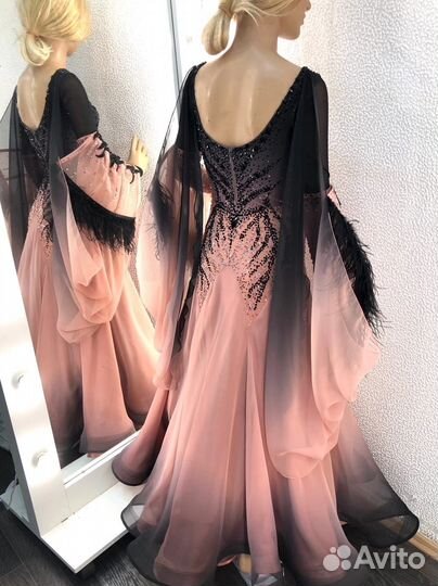 Платье Ю2 Молодежь для спортивно-бальных танцев