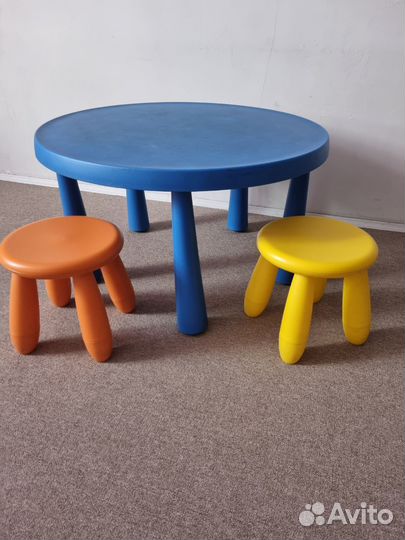 Детский стол и стул IKEA