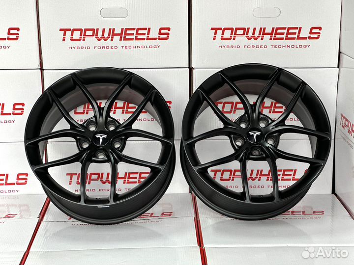 Диски Tesla Model 3 18 8.5J вес 8.6kg Black