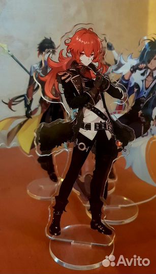 Акриловые фигурки геншин