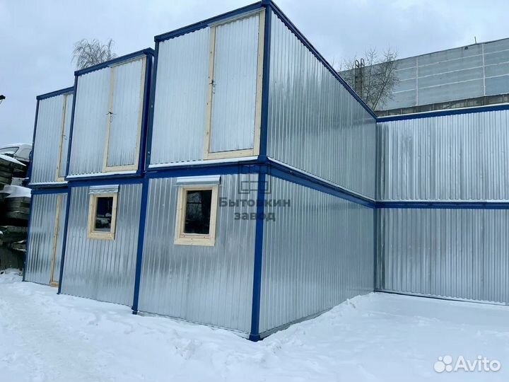 Блок контейнер 6*2,4м для строителей