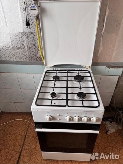Газовая плита бу с электрической духовской