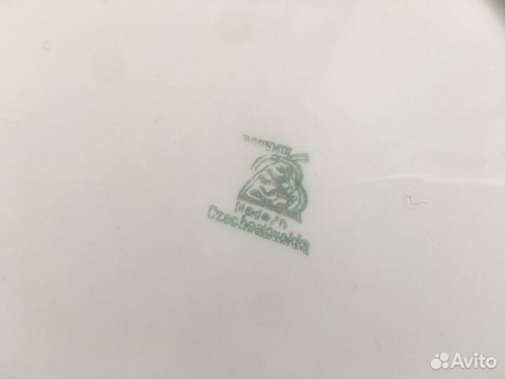 Тарелки СССР (пр-во Чехословакия.богемия)