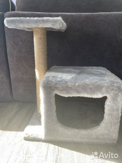 Домик для кошки с когтеточкой