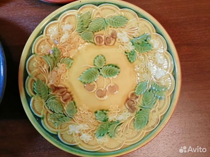 Кружка, сахарница, блюдо керамические винтаж