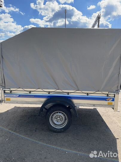 Прицеп легковой самосвал 2.5х1.56 с тентом Аэро